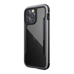 X-Doria Raptic Shield - Aluminum Case for iPhone 14 Pro Max (Drop-Tested 3m) (Black)