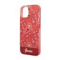 Guess Bandana Paisley - Case for iPhone 14 Plus (red)