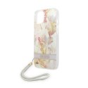 Guess Flower Cord - Case for iPhone 14 Plus (Purple)