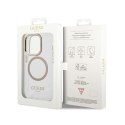 Guess Metal Outline MagSafe - Case for iPhone 14 Pro Max (Clear)