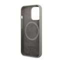 Guess Silicone Logo Plate MagSafe - Case for iPhone 13 Pro Max (Grey)