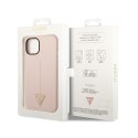 Guess Silicone Triangle Logo - Case for iPhone 14 Plus (Pink)
