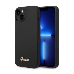Guess Silicone Vintage - Case for iPhone 14 Plus (black)