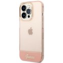 Guess Translucent - Case for iPhone 14 Pro (Pink)