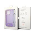 Guess Translucent Pearl Strap - Case for iPhone 14 Pro (Purple)