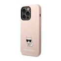 Karl Lagerfeld Choupette Body - Case for iPhone 14 Pro Max (Light Pink)