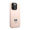 Karl Lagerfeld Choupette Body - Case for iPhone 14 Pro Max (Light Pink)