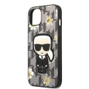 Karl Lagerfeld Iconic Karl Flower - Case for iPhone 13 (Grey)