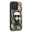 Karl Lagerfeld Iconic Karl Flower - Case for iPhone 13 Pro (Grey)