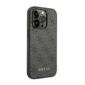 Guess 4G Metal Gold Logo Case iPhone 14 Pro Max (Grey)