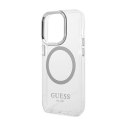 Guess Metal Outline MagSafe - Case for iPhone 14 Pro Max (Clear)