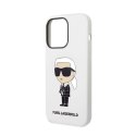 Karl Lagerfeld Silicone NFT Ikonik - Case for iPhone 14 Pro Max (White)