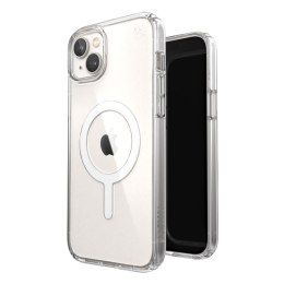 Speck Presidio Perfect-Clear + MagSafe - Case for iPhone 15 Plus / 14 Plus with MICROBAN coating (Clear)
