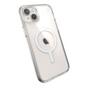 Speck Presidio Perfect-Clear + MagSafe - Case for iPhone 15 Plus / 14 Plus with MICROBAN coating (Clear)