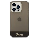 Guess Translucent - Case for iPhone 14 Pro Max (Black)