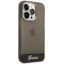 Guess Translucent - Case for iPhone 14 Pro Max (Black)