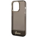 Guess Translucent - Case for iPhone 14 Pro Max (Black)