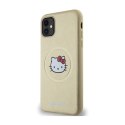 Hello Kitty Leather Kitty Head MagSafe - iPhone 11 Case (Gold)