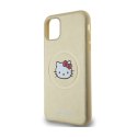 Hello Kitty Leather Kitty Head MagSafe - iPhone 11 Case (Gold)