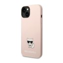 Karl Lagerfeld Choupette Body - Case for iPhone 14 Plus (Light Pink)