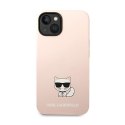 Karl Lagerfeld Choupette Body - Case for iPhone 14 Plus (Light Pink)