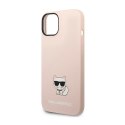 Karl Lagerfeld Choupette Body - Case for iPhone 14 Plus (Light Pink)