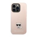 Karl Lagerfeld Choupette Body - Case for iPhone 14 Pro (Light Pink)