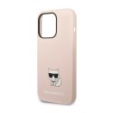 Karl Lagerfeld Choupette Body - Case for iPhone 14 Pro (Light Pink)