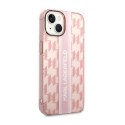 Karl Lagerfeld Mono Vertical Stripe - Case for iPhone 14 Plus (Pink)