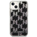 Karl Lagerfeld Monogram Liquid Glitter - Case for iPhone 14 Plus (Black)