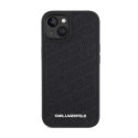 Karl Lagerfeld Quilted K Pattern - iPhone 15 Plus Case (Black)