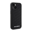 Karl Lagerfeld Quilted K Pattern - iPhone 15 Plus Case (Black)