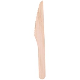 Alpina - Disposable wooden knives 16 cm 50 pcs