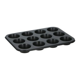 Alpina - Muffin / cupcake tin for 12 pieces non-stick (black)