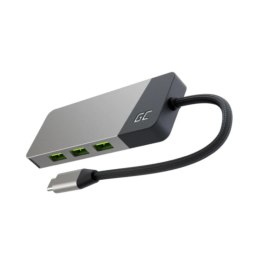 Green Cell - Docking station HUB USB-C HDMI 4K DEX SD & MicroSD card slot USB 3.1