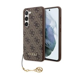 Guess 4G Charms Collection - Samsung Galaxy S24 case (brown)