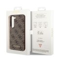 Guess 4G Charms Collection - Samsung Galaxy S24 case (brown)