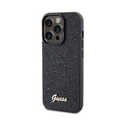Guess Disco Metal Script - Case for iPhone 14 Pro Max (black)