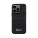 Guess Disco Metal Script - Case for iPhone 14 Pro Max (black)