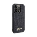 Guess Disco Metal Script - Case for iPhone 14 Pro Max (black)