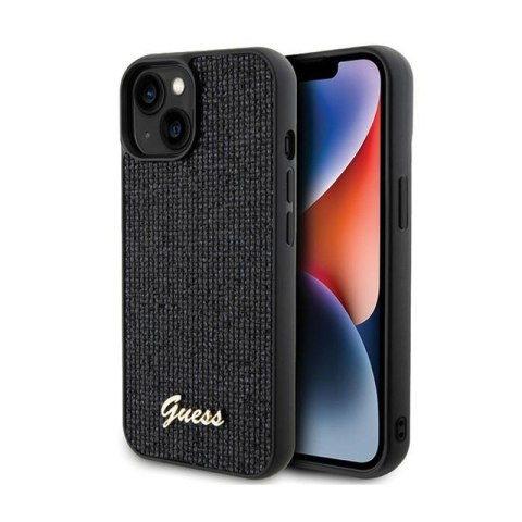 Guess Disco Metal Script - iPhone 14 Case (black)