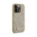 Guess Disco Metal Script - iPhone 14 Pro Max Case (Gold)