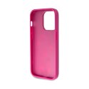 Guess Glitter Script Big 4G - iPhone 15 Pro Case (Purple)
