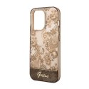 Guess Porcelain Collection - Case for iPhone 14 Pro (Ochre)