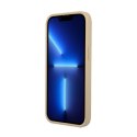 Guess Saffiano Triangle Logo Case - Case for iPhone 13 mini (Beige)