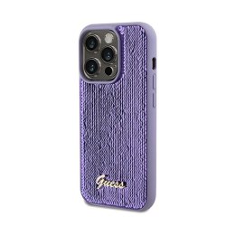 Guess Sequin Script Metal - Case for iPhone 14 Pro (purple)