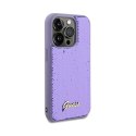 Guess Sequin Script Metal - Case for iPhone 14 Pro (purple)