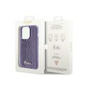 Guess Sequin Script Metal - Case for iPhone 14 Pro (purple)