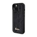 Guess Sequin Script Metal - Case for iPhone 14 (black)