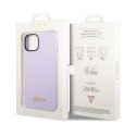 Guess Silicone Vintage - Case for iPhone 14 (Purple)